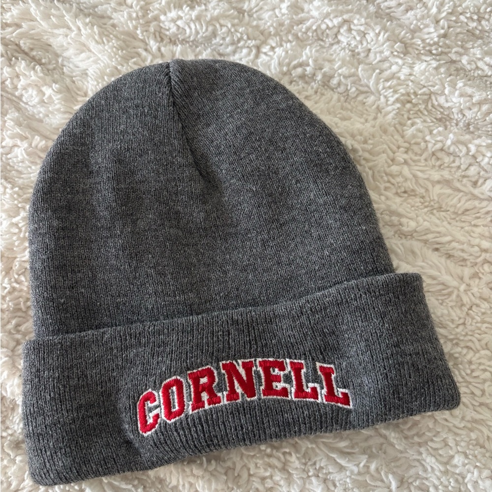 NWOT Gray Cornell University Beanie
